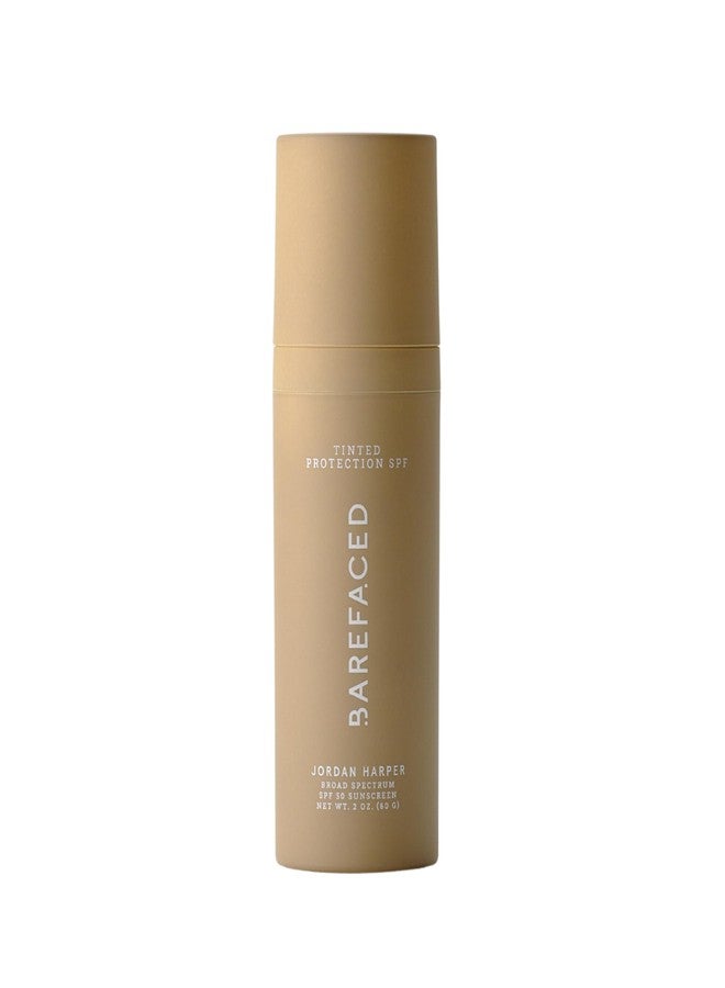 Barefaced Tinted Protection SPF 50+ – Broad-Spectrum Sunscreen with Zinc Oxide, Niacinamide & Hyaluronic Acid – Oil-Free UV Protection, Hydration & Anti-Aging with Universal Tint (60ml) - Image 1